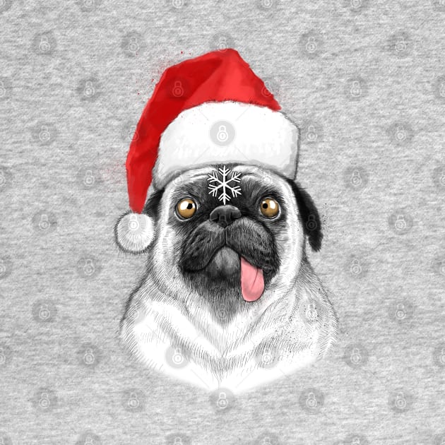 christmas pug by NikKor